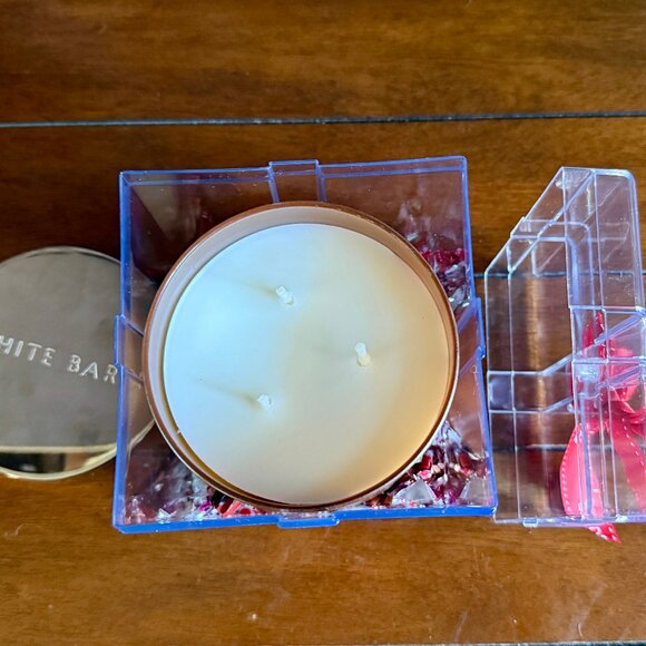 NEW 2-Pc PUMPKIN SPICE LATTE 3-Wick 14.5oz Candle Bath & Body Works in a present - Picture 2 of 5